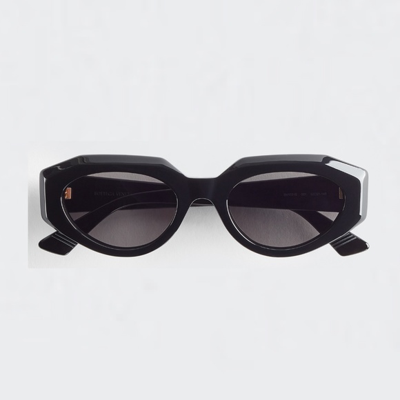 - NEW Bottega Veneta Facet Acetate Cat Eye Sunglasses ACESS3-55